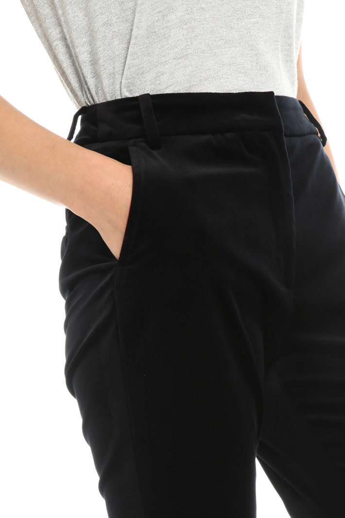 Stretch velvet trousers Intrend Stretch velvet trousers Intrend
