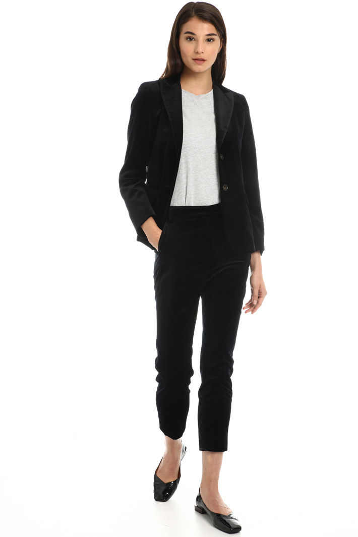 Stretch velvet trousers Intrend Stretch velvet trousers Intrend