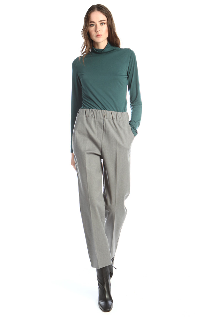 Pantaloni in cotone e lana Intrend Pantaloni in cotone e lana Intrend