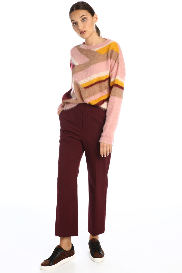 Wool gabardine trousers Intrend Wool gabardine trousers Intrend