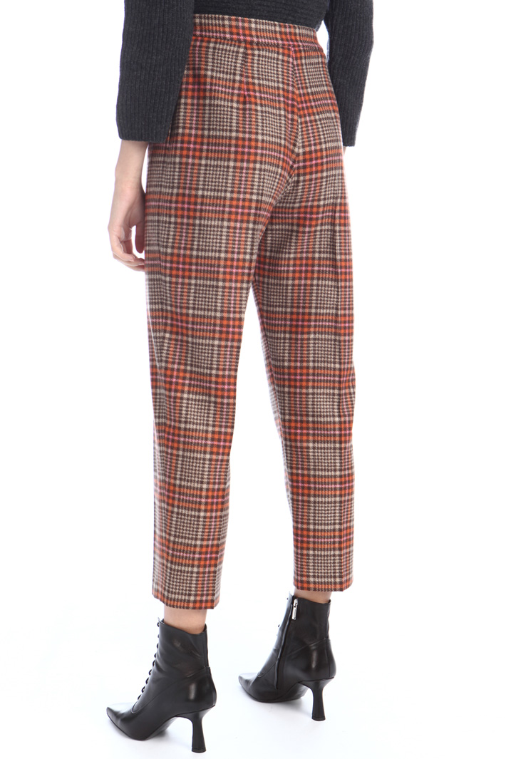 Pantalone jacquard in lana Intrend Pantalone jacquard in lana Intrend