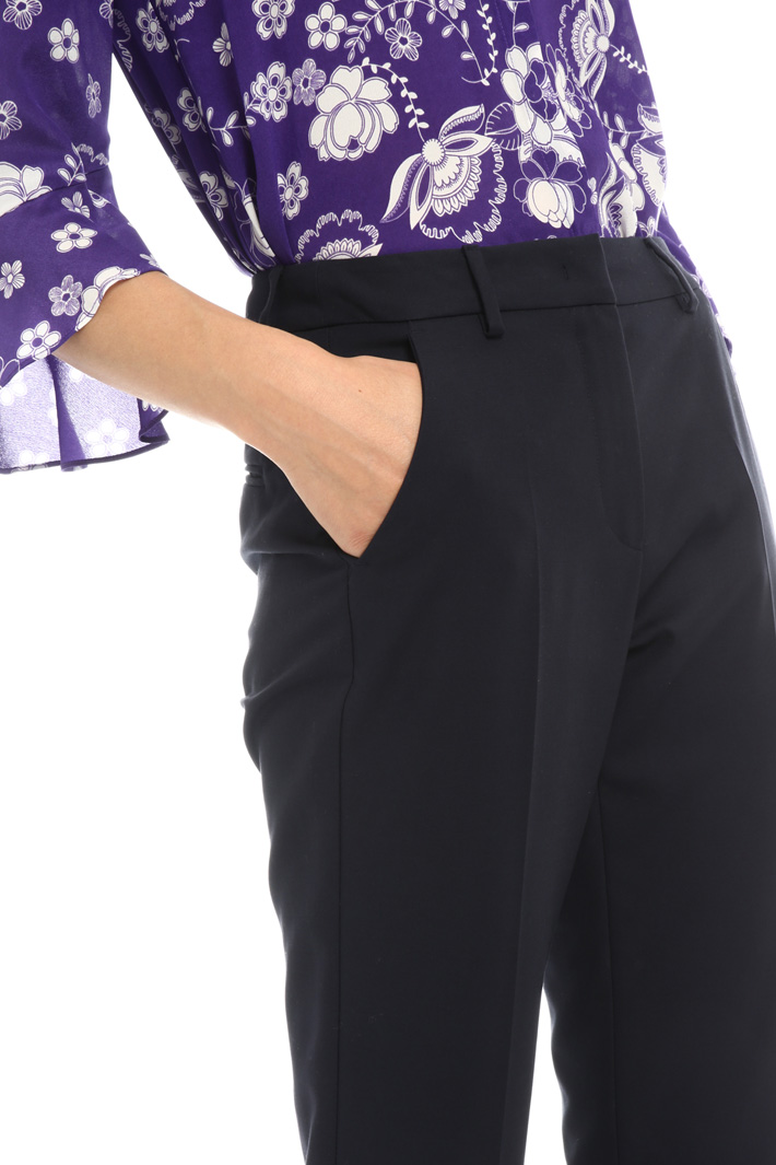 Cotton satin trousers Intrend Cotton satin trousers Intrend