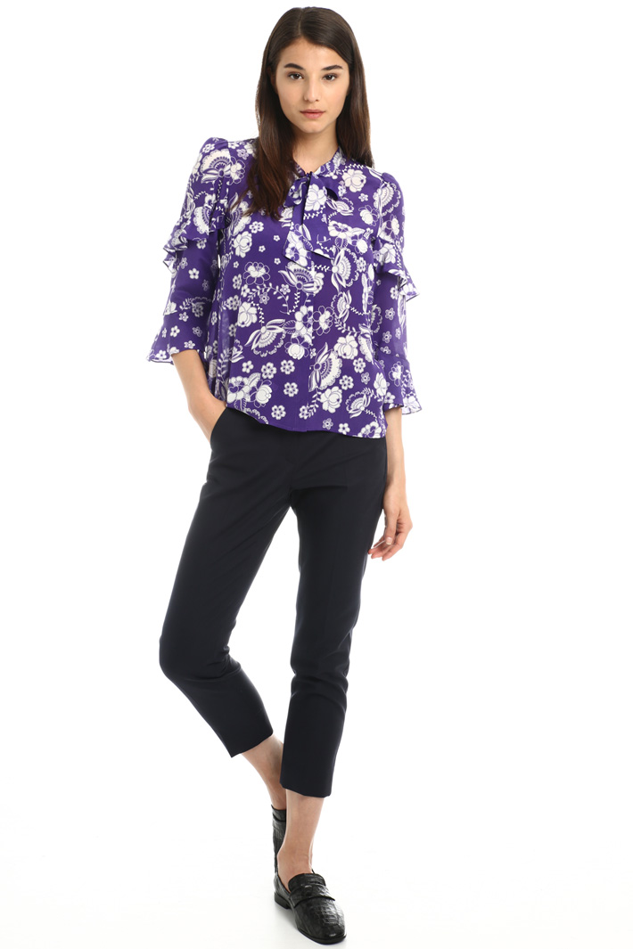 Cotton satin trousers Intrend Cotton satin trousers Intrend