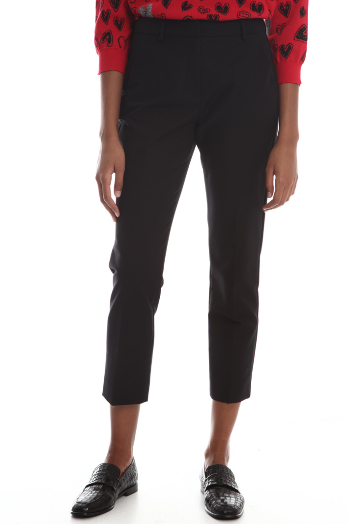 Cotton satin trousers Intrend Cotton satin trousers Intrend