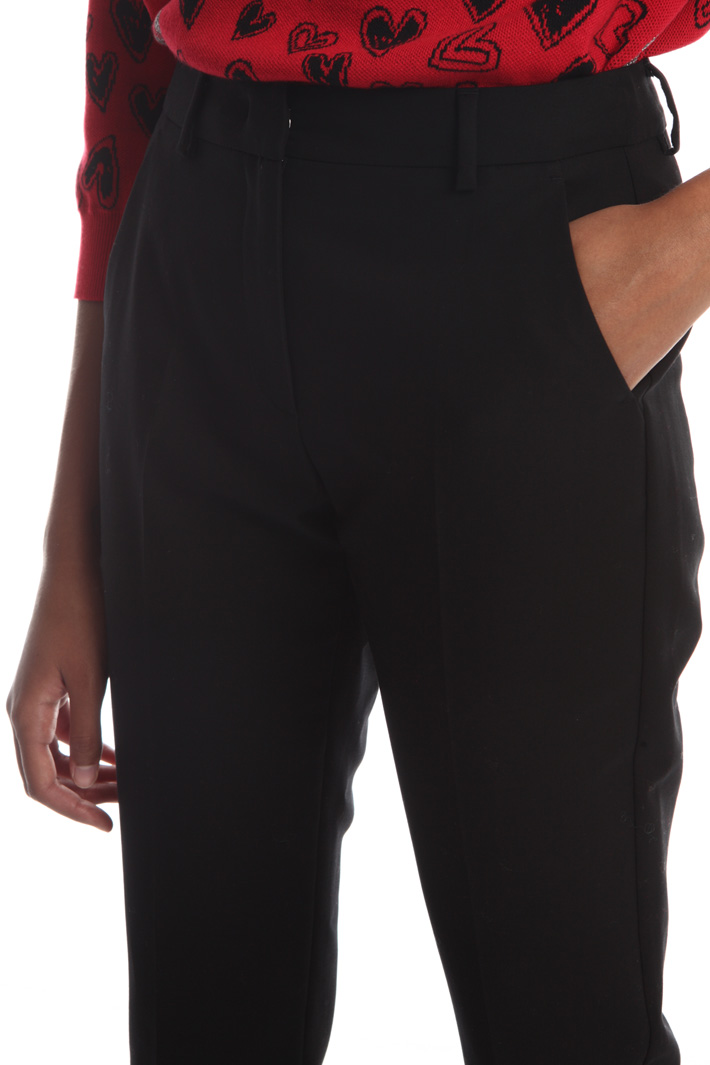 Cotton satin trousers Intrend Cotton satin trousers Intrend
