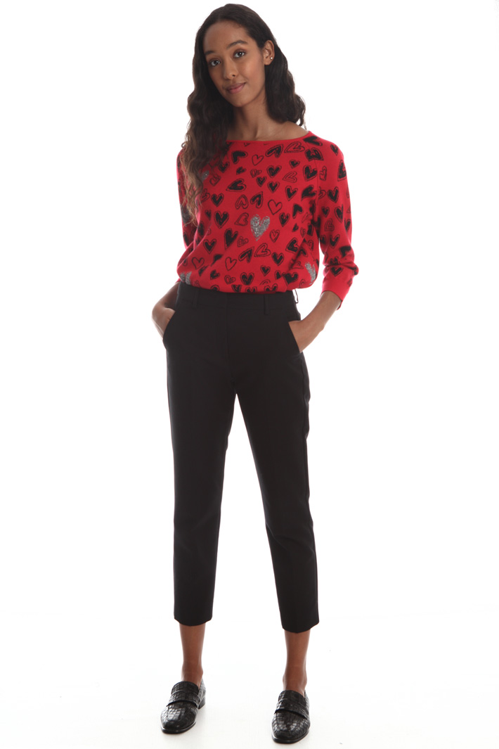 Cotton satin trousers Intrend Cotton satin trousers Intrend