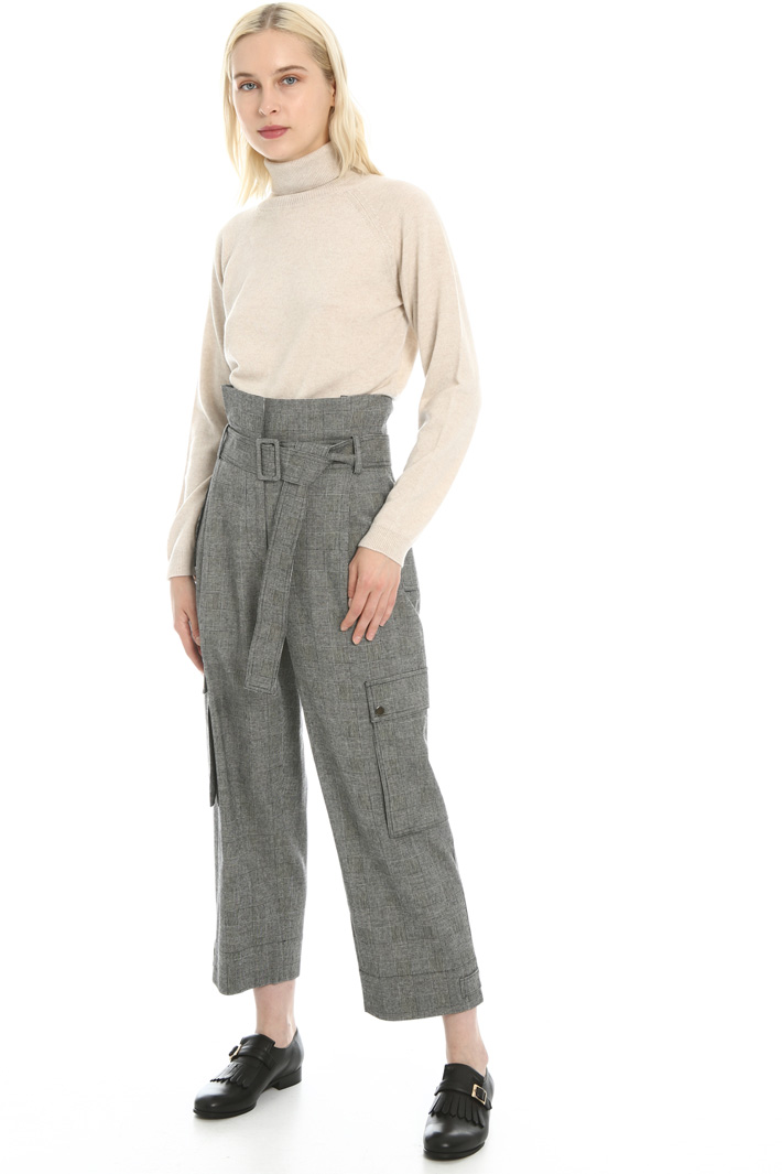 Wool blend cargo trousers Intrend Wool blend cargo trousers Intrend