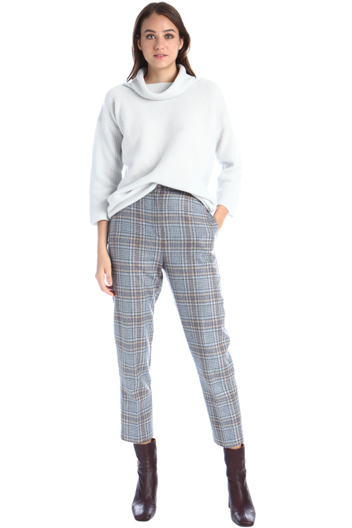 Pantaloni jacquard in lana Intrend Pantaloni jacquard in lana Intrend