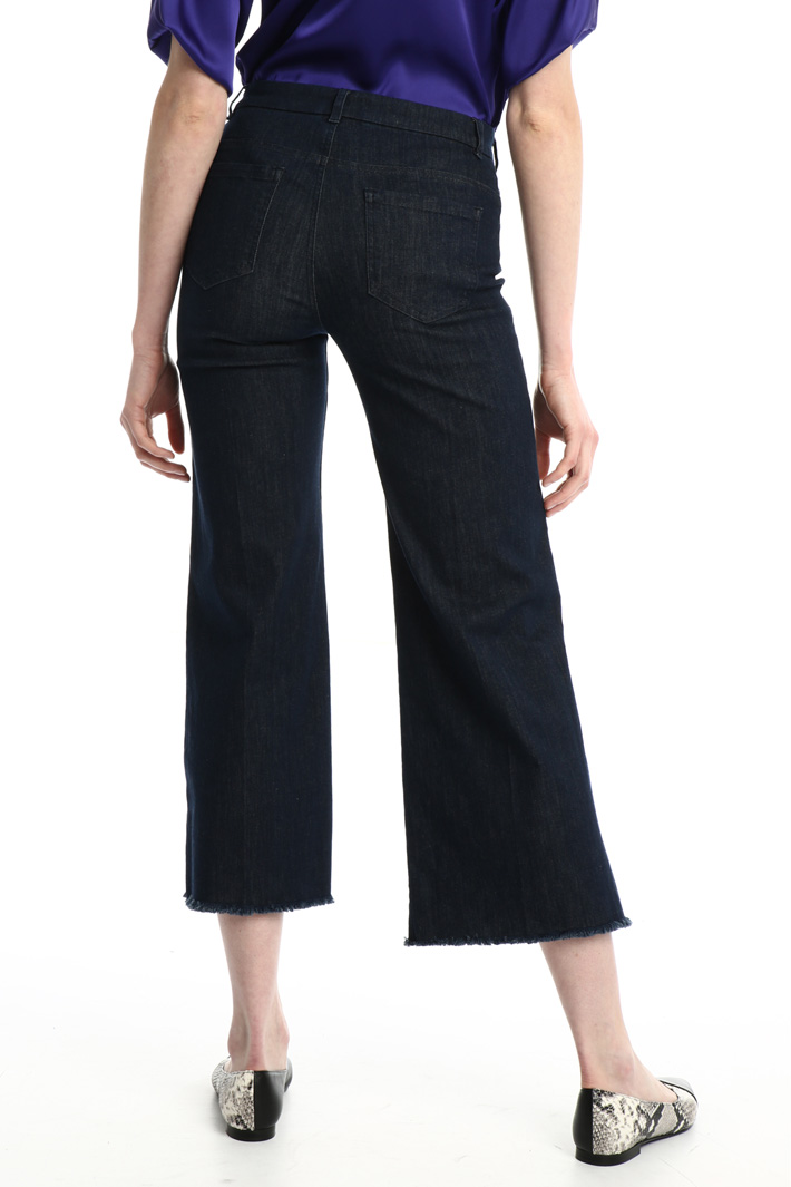 Flared denim trousers Intrend Flared denim trousers Intrend