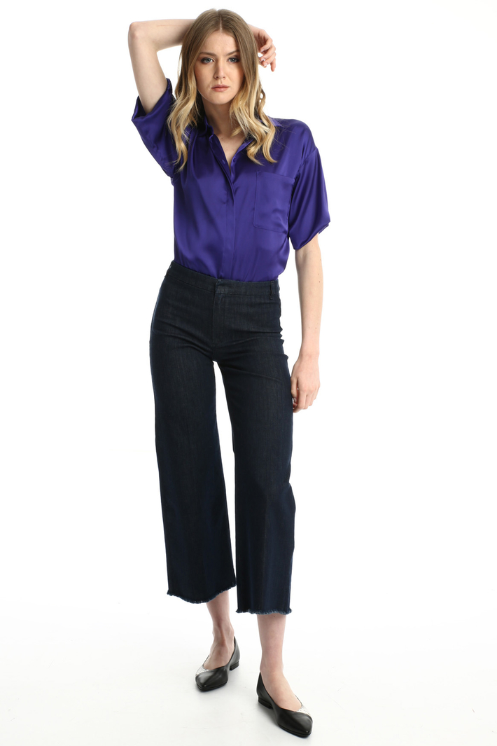 Flared denim trousers Intrend Flared denim trousers Intrend