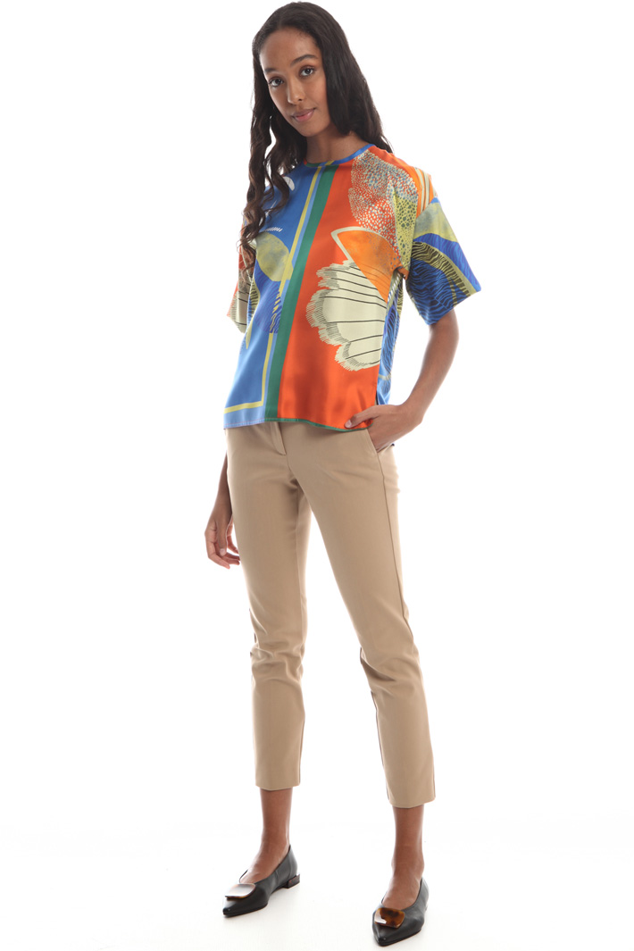 Silk twill blouse Intrend Silk twill blouse Intrend