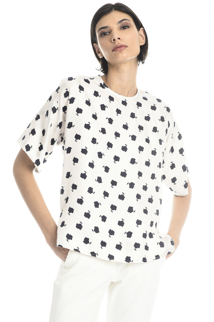 Silk twill blouse Intrend Silk twill blouse Intrend