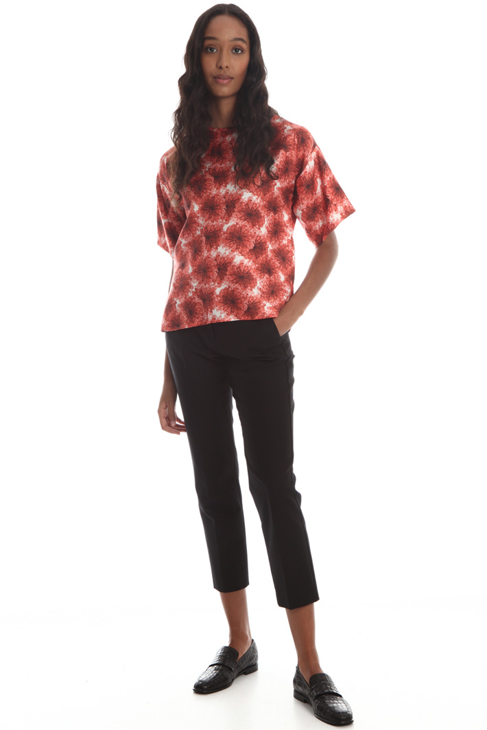 Silk twill blouse Intrend Silk twill blouse Intrend