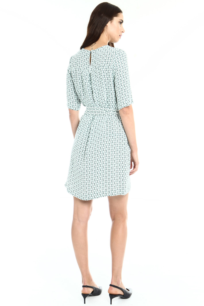 Printed cady dress Intrend Printed cady dress Intrend