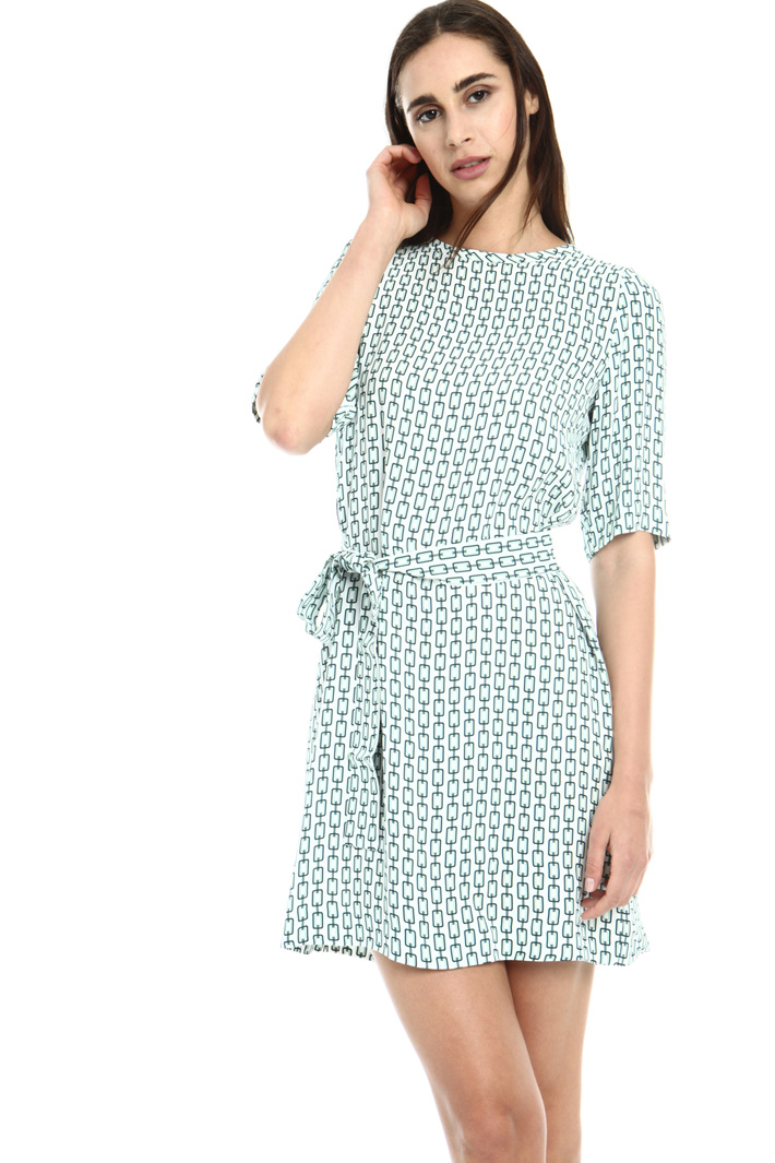 Printed cady dress Intrend Printed cady dress Intrend