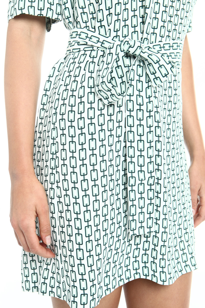 Printed cady dress Intrend Printed cady dress Intrend