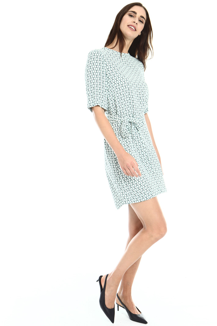 Printed cady dress Intrend Printed cady dress Intrend
