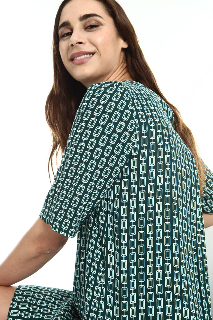 Printed cady dress Intrend Printed cady dress Intrend