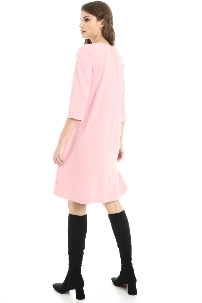 Flared crepe dress Intrend Flared crepe dress Intrend