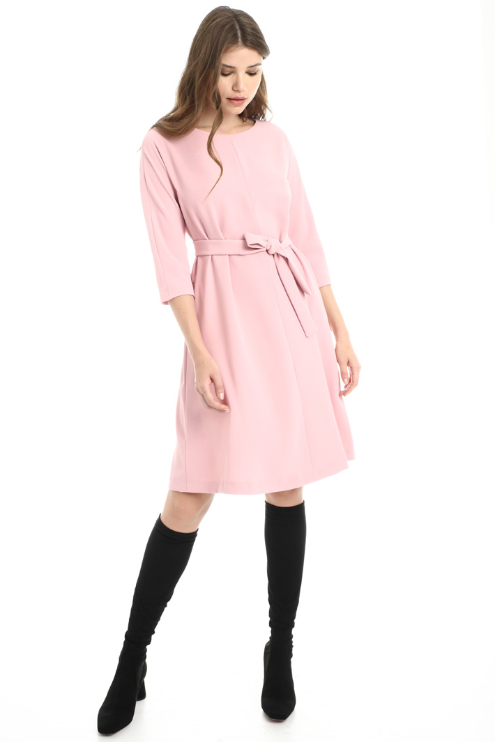 Flared crepe dress Intrend Flared crepe dress Intrend
