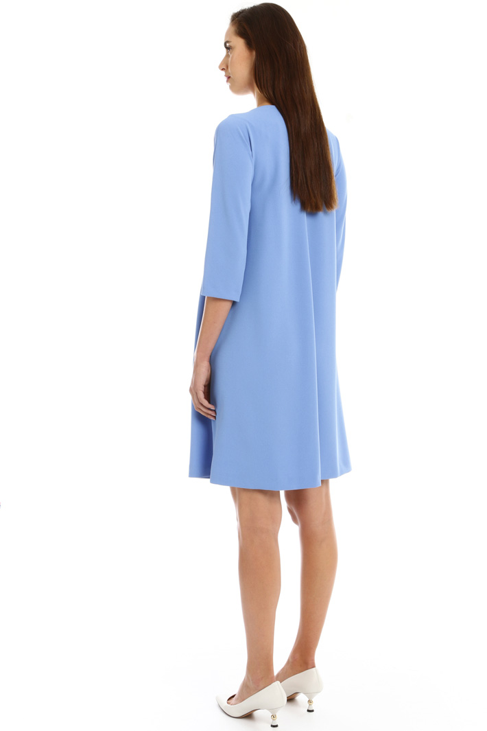 Flared crepe dress Intrend Flared crepe dress Intrend