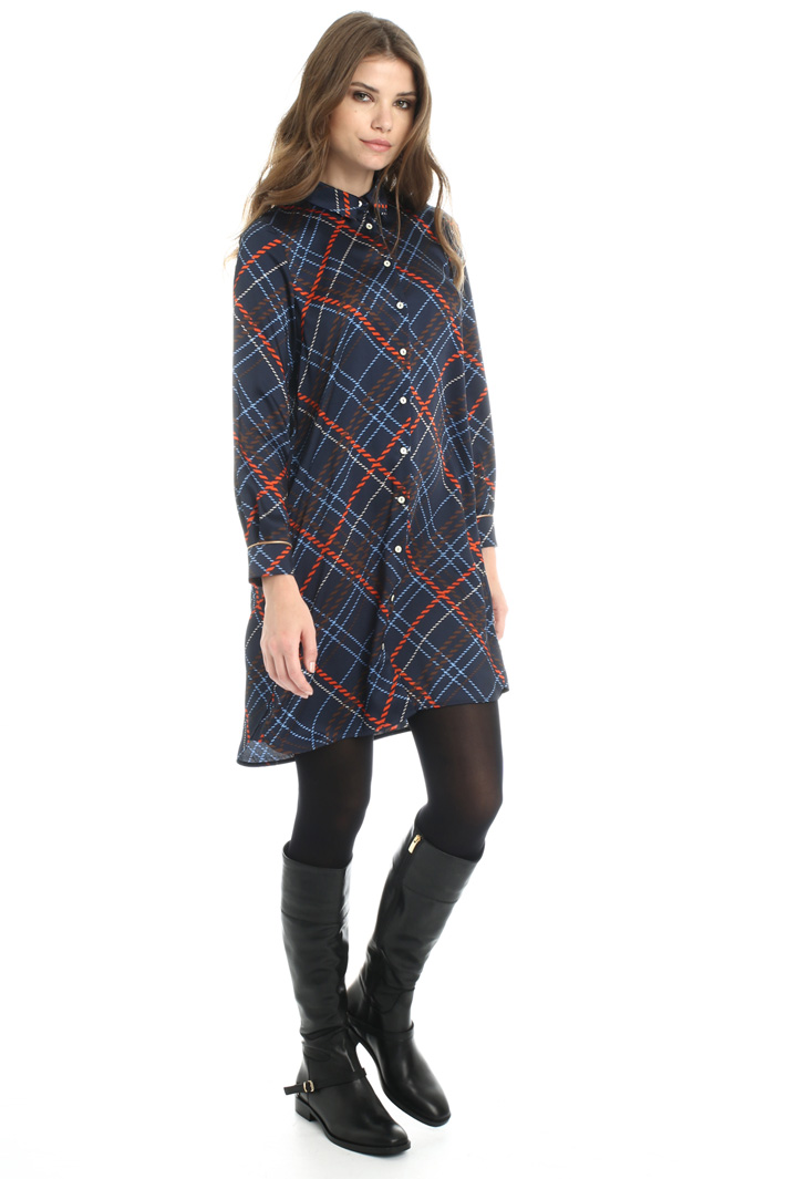 Printed shirt dress Intrend Printed shirt dress Intrend