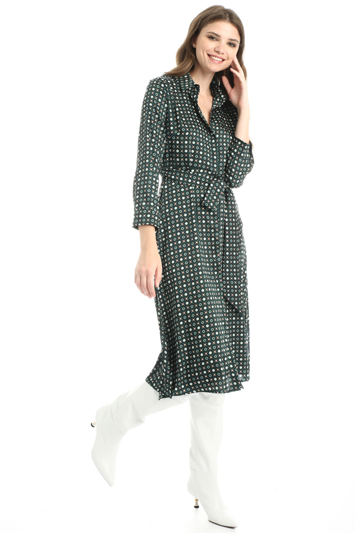 Fluid chemisier dress Intrend Fluid chemisier dress Intrend