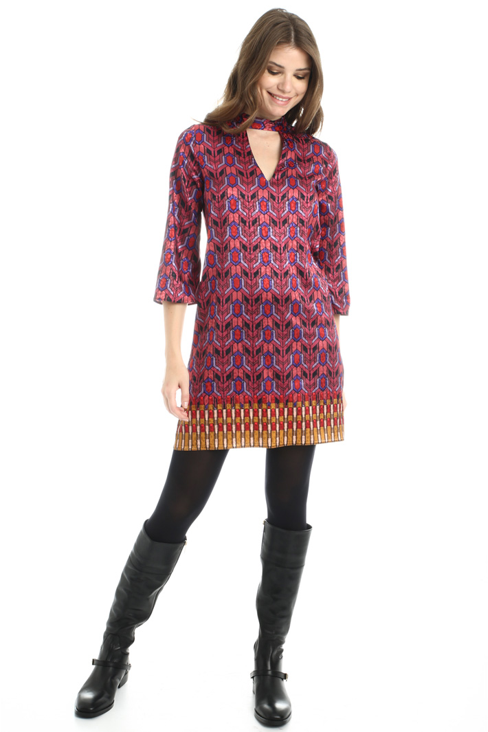 Jacquard egg-shaped dress Intrend Jacquard egg-shaped dress Intrend