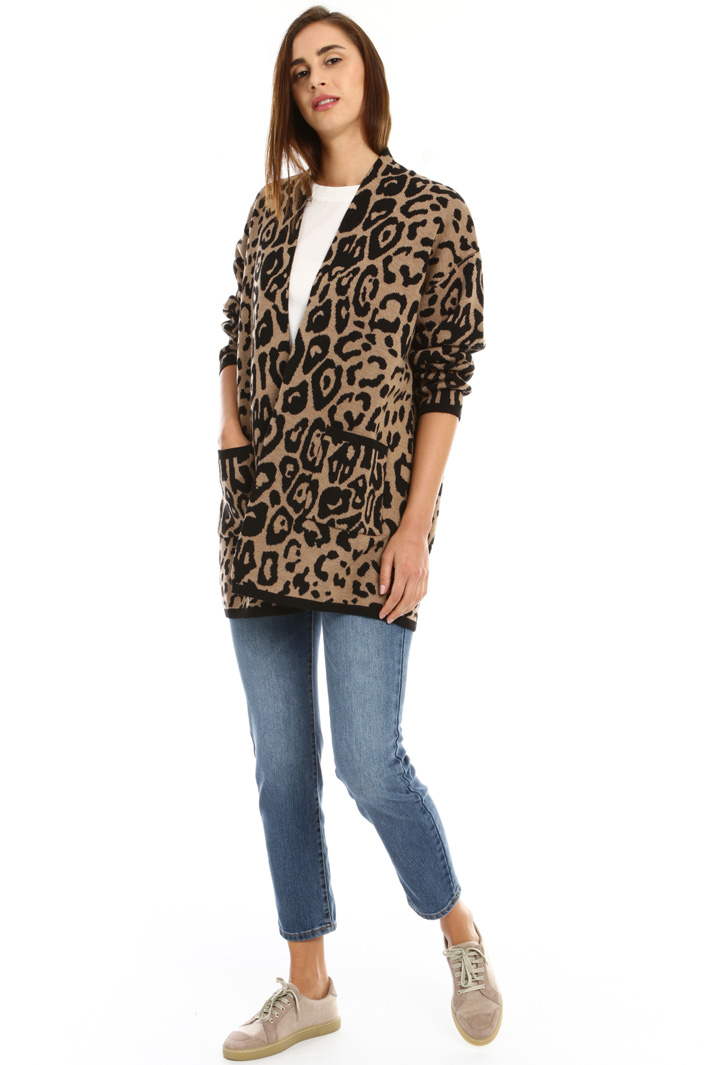 Wool blend cardigan Intrend Wool blend cardigan Intrend