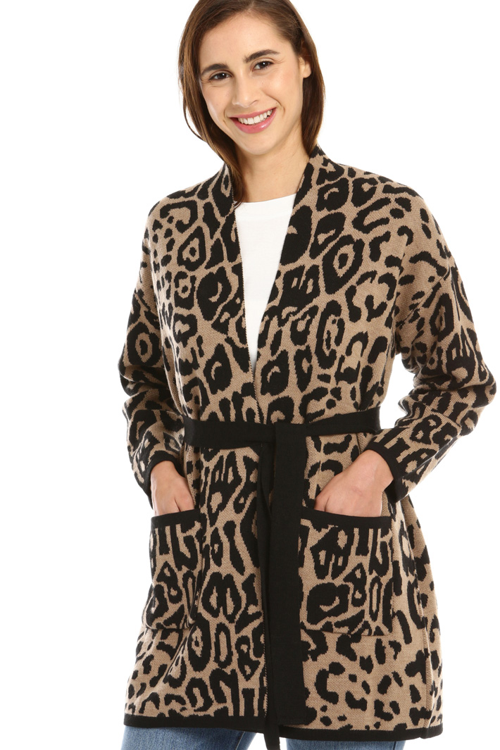 Wool blend cardigan Intrend Wool blend cardigan Intrend