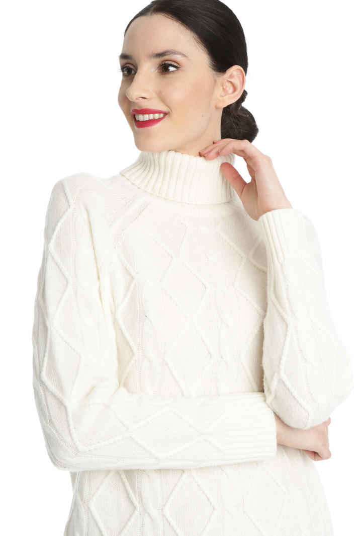 Long knit wool dress Intrend Long knit wool dress Intrend