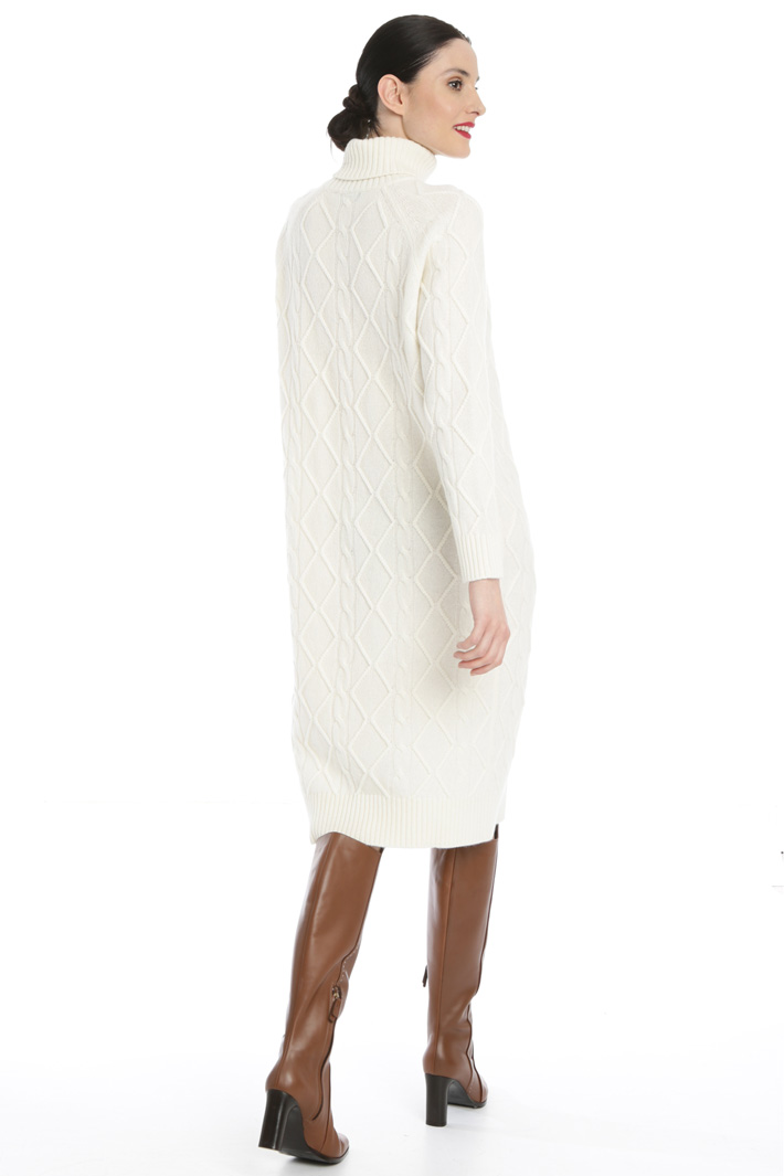 Long knit wool dress Intrend Long knit wool dress Intrend