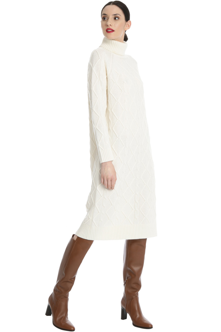 Long knit wool dress Intrend Long knit wool dress Intrend