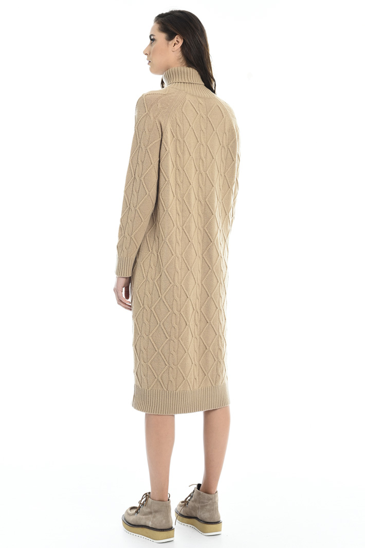 Long knit wool dress Intrend Long knit wool dress Intrend