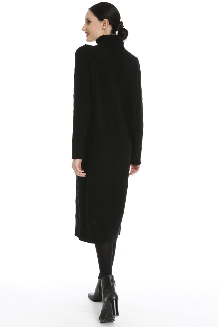 Long knit wool dress Intrend Long knit wool dress Intrend