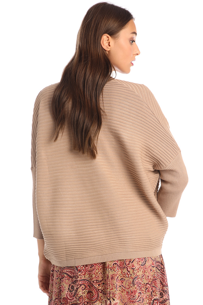 Ribbed viscose cardigan Intrend Ribbed viscose cardigan Intrend