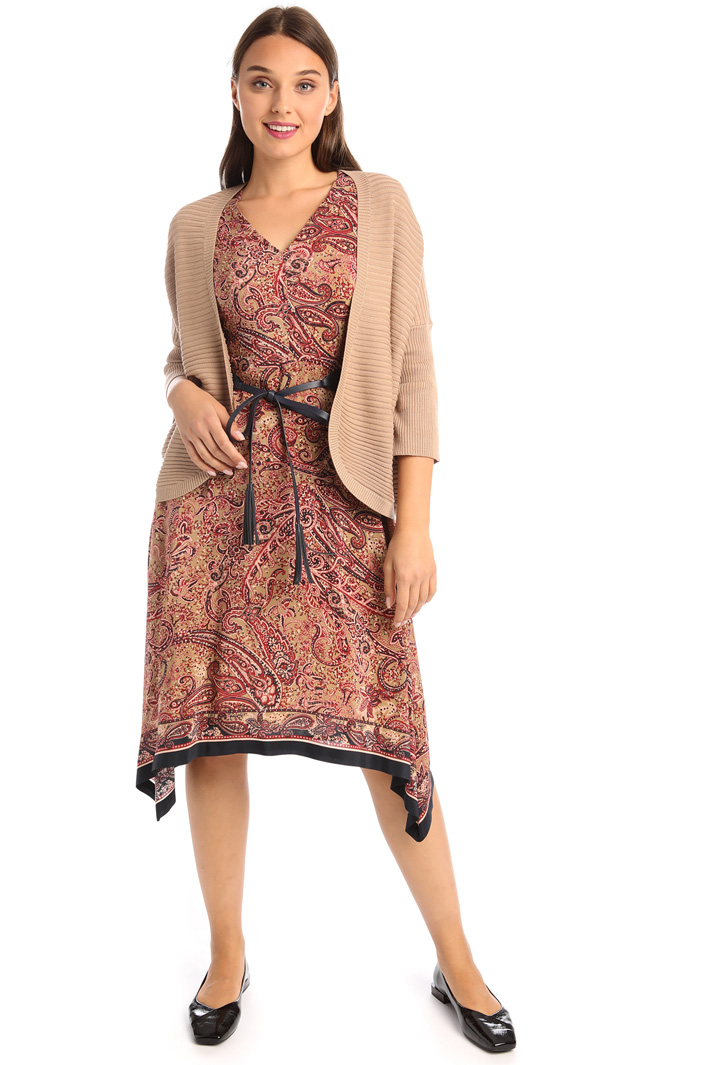 Ribbed viscose cardigan Intrend Ribbed viscose cardigan Intrend
