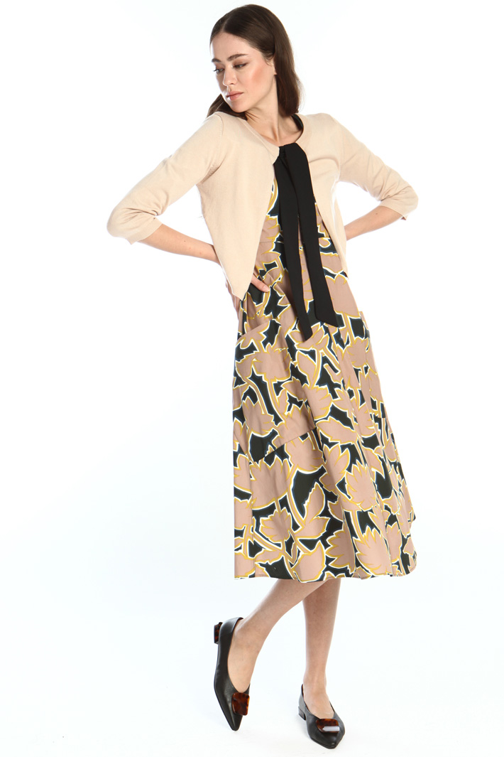 Tie neck cardigan Intrend Tie neck cardigan Intrend