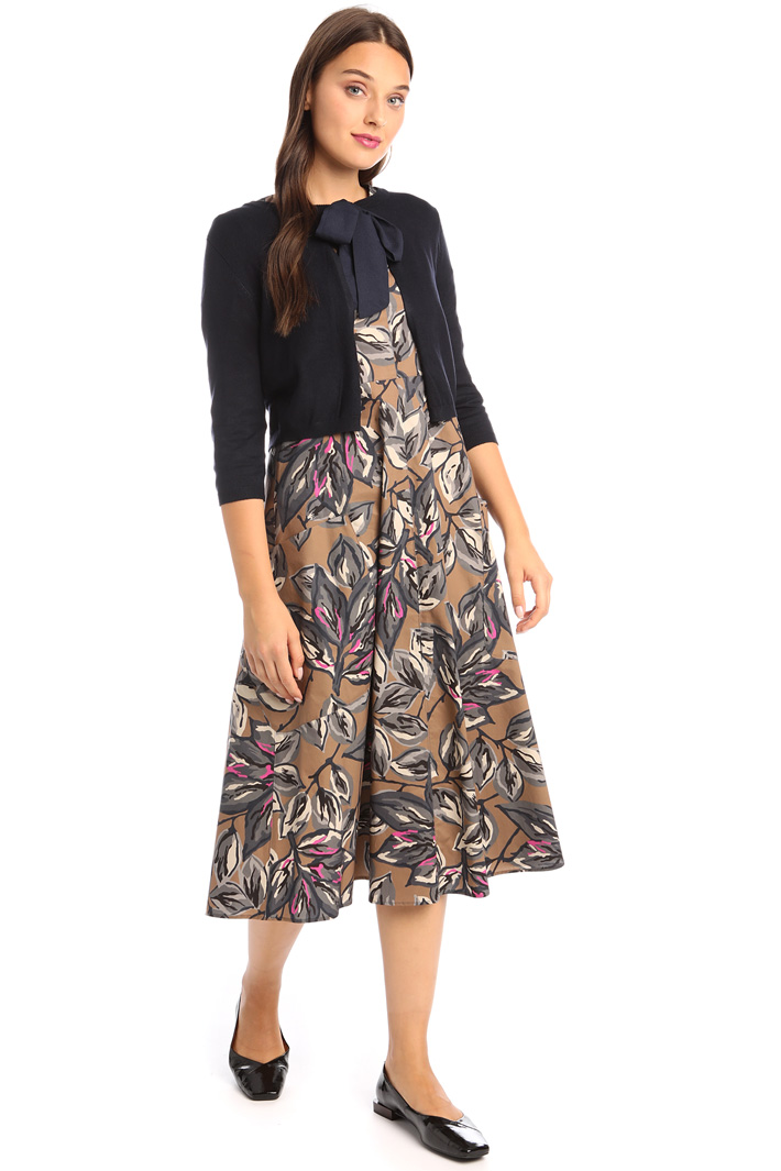 Tie neck cardigan Intrend Tie neck cardigan Intrend
