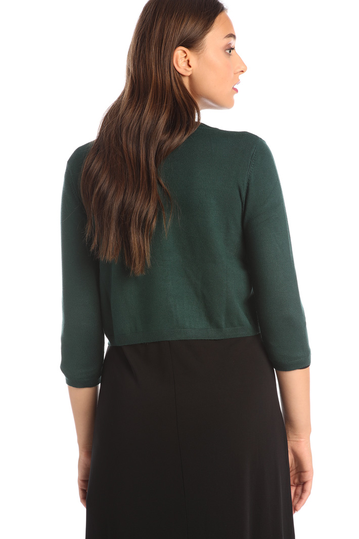 Tie neck cardigan Intrend Tie neck cardigan Intrend