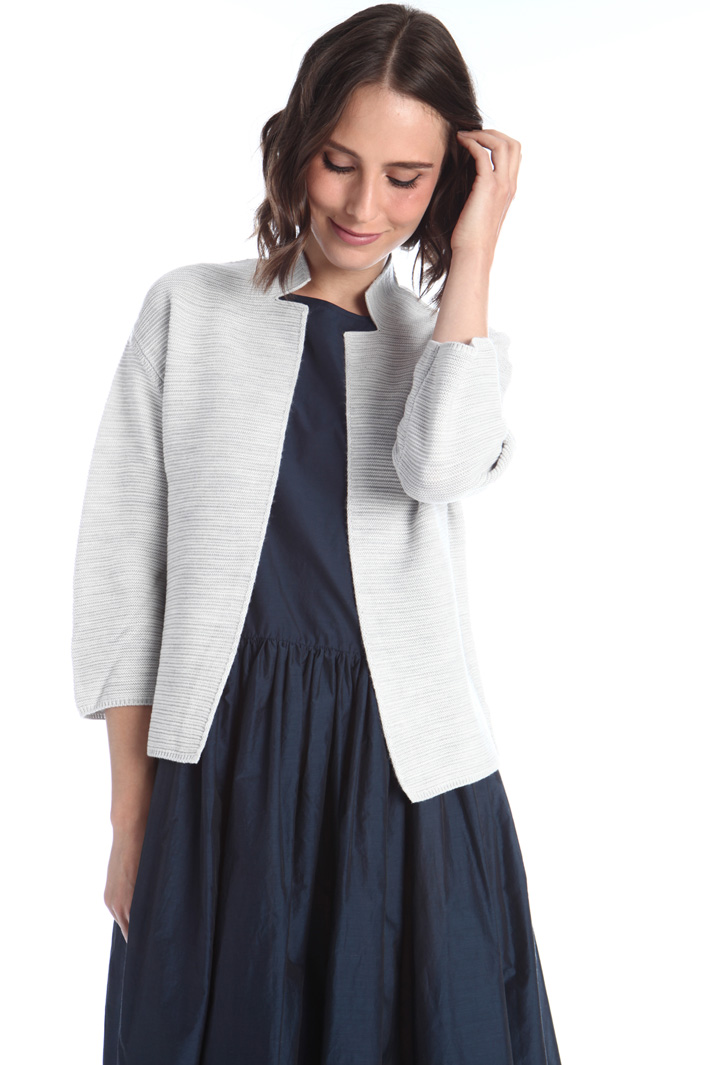 Short wool cardigan Intrend Short wool cardigan Intrend