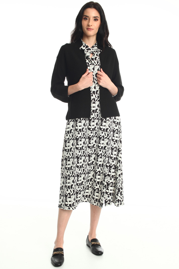 Short wool cardigan Intrend Short wool cardigan Intrend