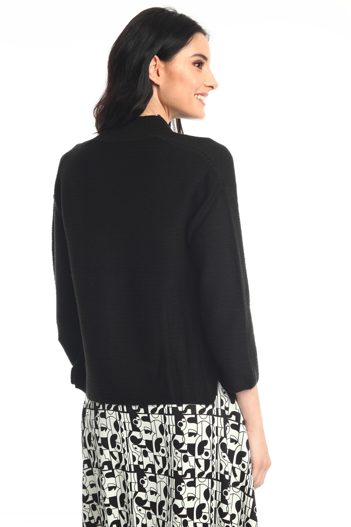 Short wool cardigan Intrend Short wool cardigan Intrend