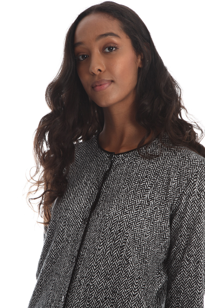 Printed cotton cardigan Intrend Printed cotton cardigan Intrend