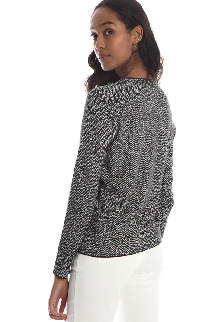 Printed cotton cardigan Intrend Printed cotton cardigan Intrend