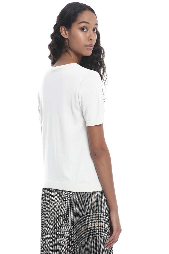 Short sleeve knit sweater Intrend Short sleeve knit sweater Intrend