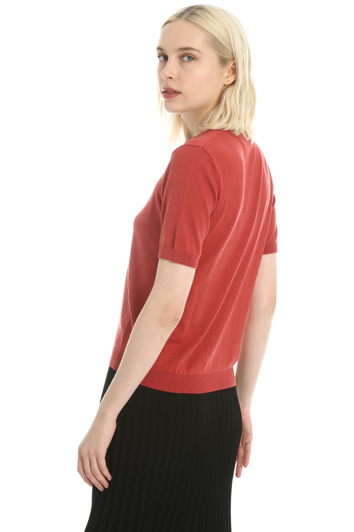Short sleeve knit sweater Intrend Short sleeve knit sweater Intrend