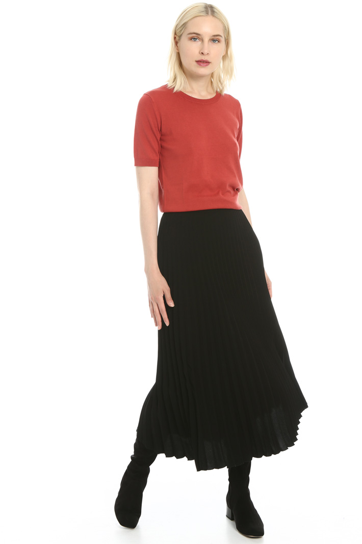 Short sleeve knit sweater Intrend Short sleeve knit sweater Intrend