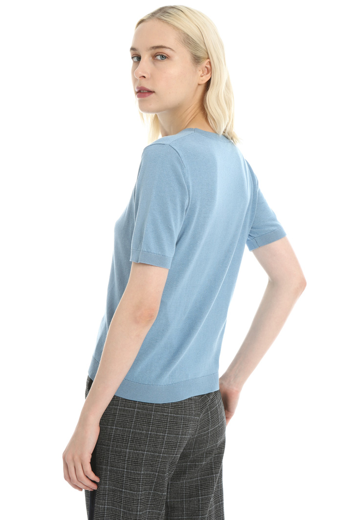 Short sleeve knit sweater Intrend Short sleeve knit sweater Intrend