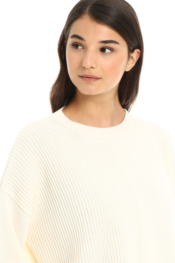 Wool and cotton sweater Intrend Wool and cotton sweater Intrend